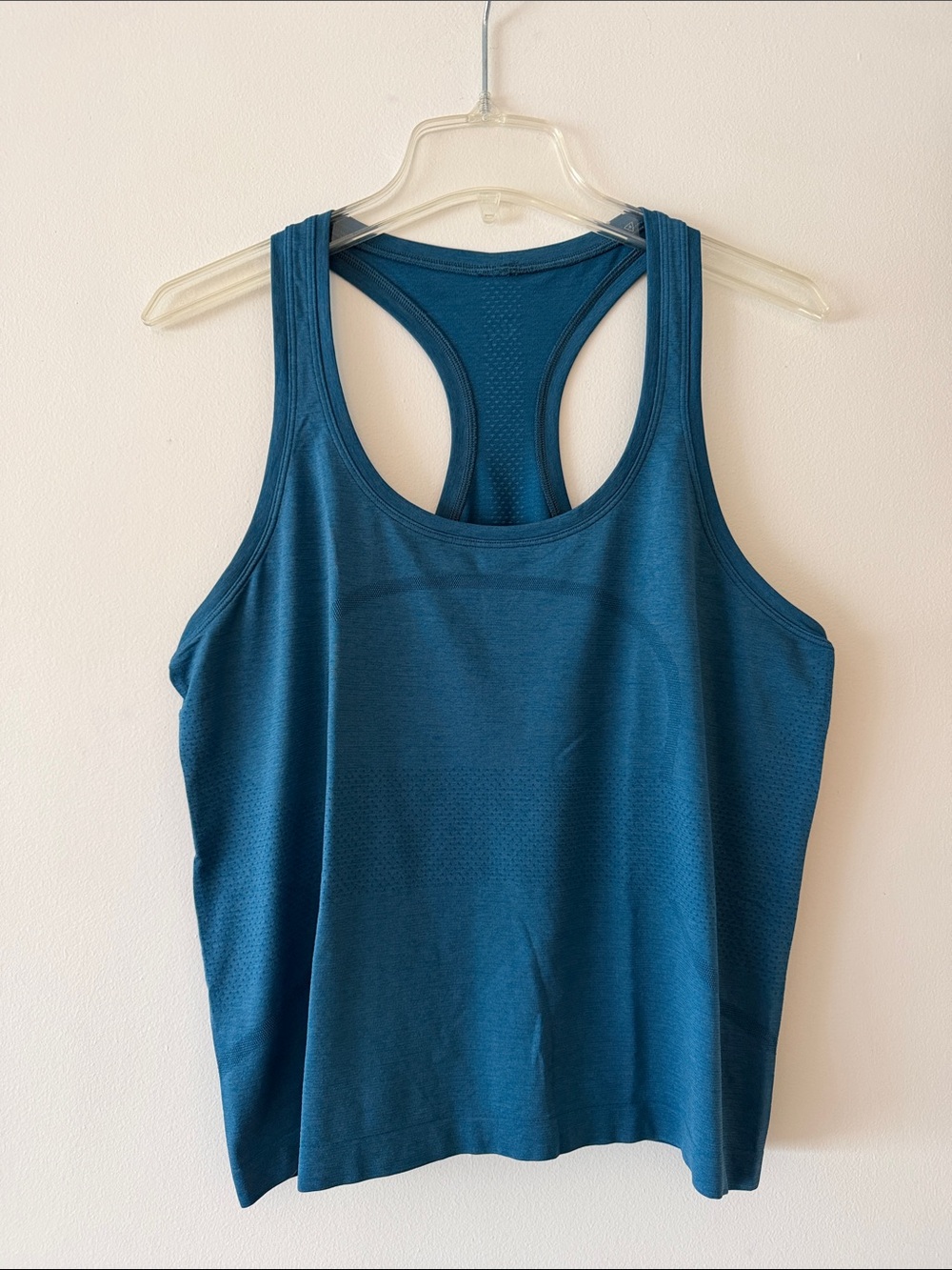 Lululemon Swiftly Tech Racerback Tank Top Teal Blue Size 12 Athletic Activewear